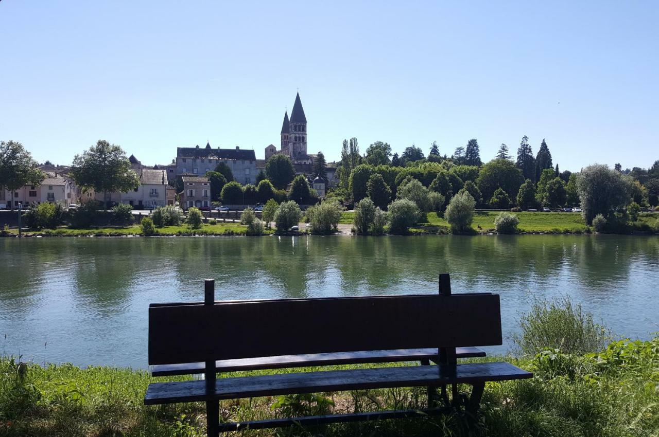 Tournus Belle Maison Vue Sur Saone 外观 照片